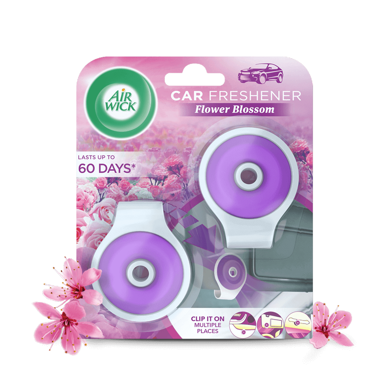 Car Freshener Flower Blossom Clip Air Wick UK