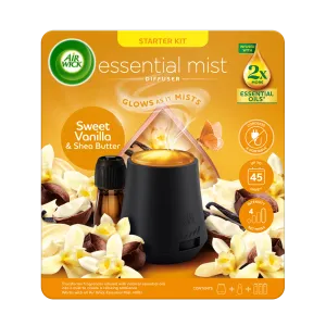 Sweet Vanilla & Shea Butter Essential Mist Kit 20ml