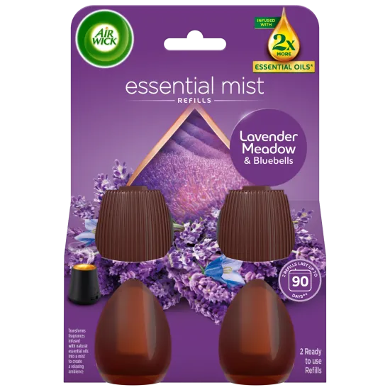 Lavender Meadow & Bluebells Essential Mist Twin Refill 20ml