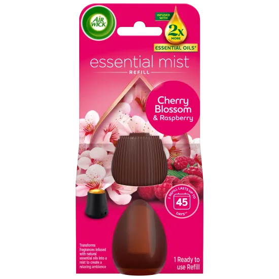 Cherry Blossom & Raspberry Essential Mist Single Refill 20ml
